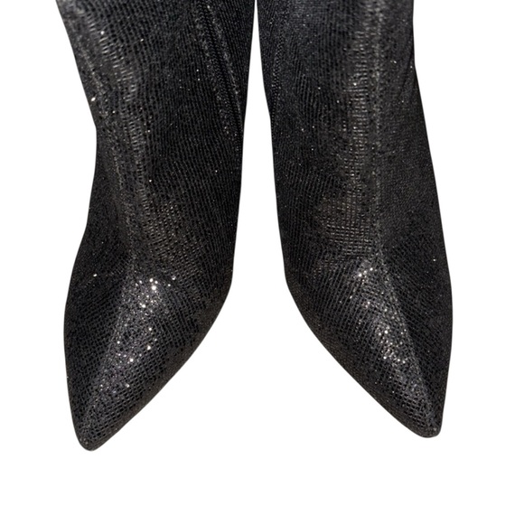 Cape Robbin Slouched Glitter Accent Black Knee-High Boots Size 7.5 - Picture 8 of 9